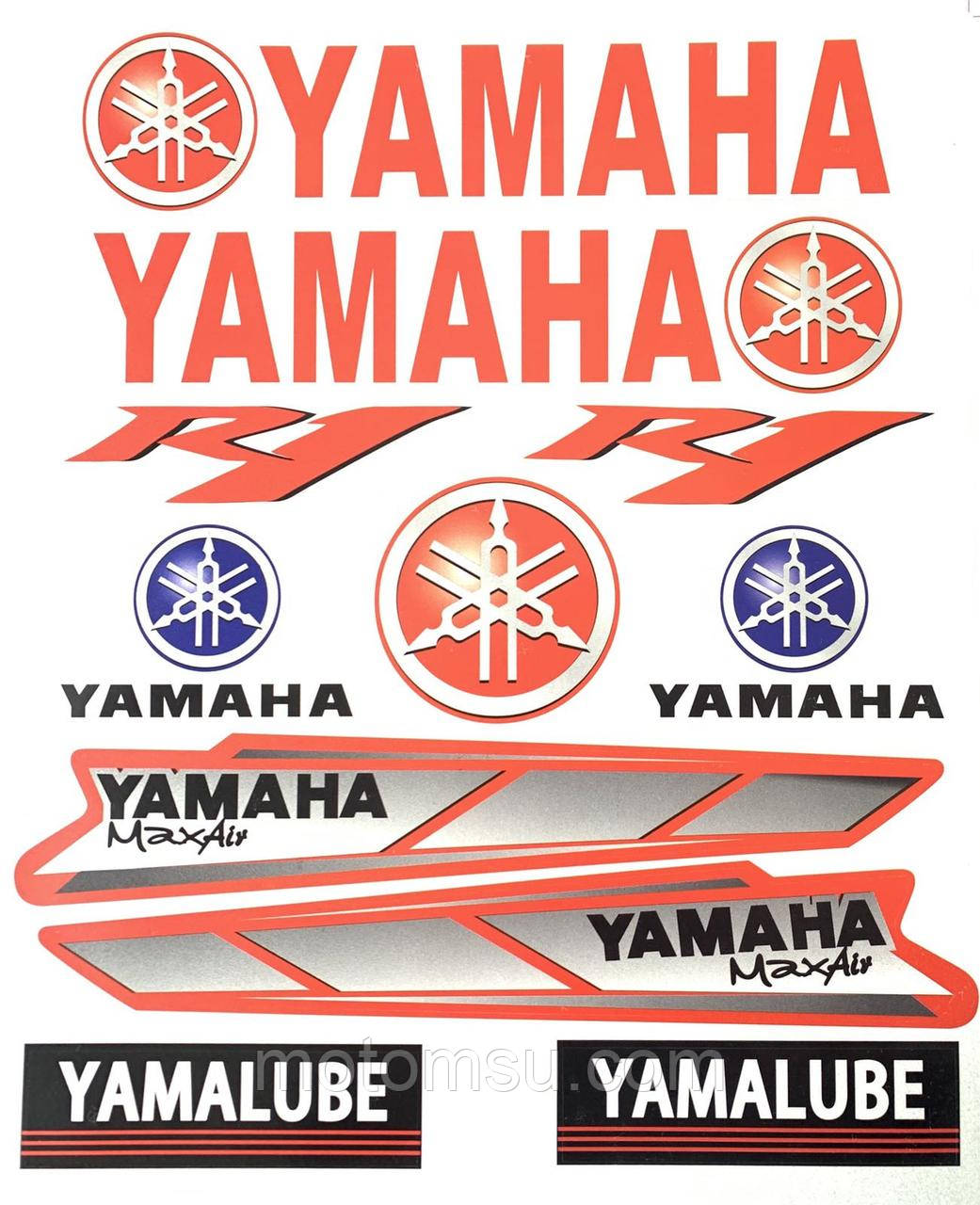 Наклейка Ямаха (Світловідбиваюча, велика)., фото 1