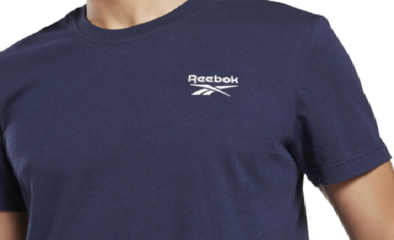 Футболка мужская reebok синяя - фото 3 - id-p1376473212