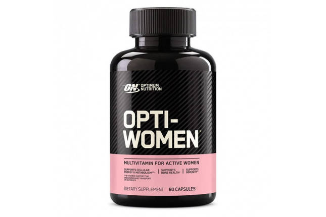 Мультивітаміни для жінок Optimum Nutrition Opti-Women, 60 капсул | Підтримка енергії, імунітету та жіночого здоров’я, фото 1