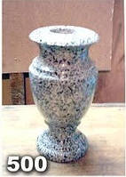 Вази з граніту наBAR, гранітна ваза на цвинтарі зразок No 500