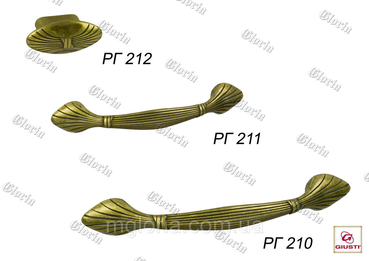 Ручка меблева РГ-210, РГ-211, РГ-212