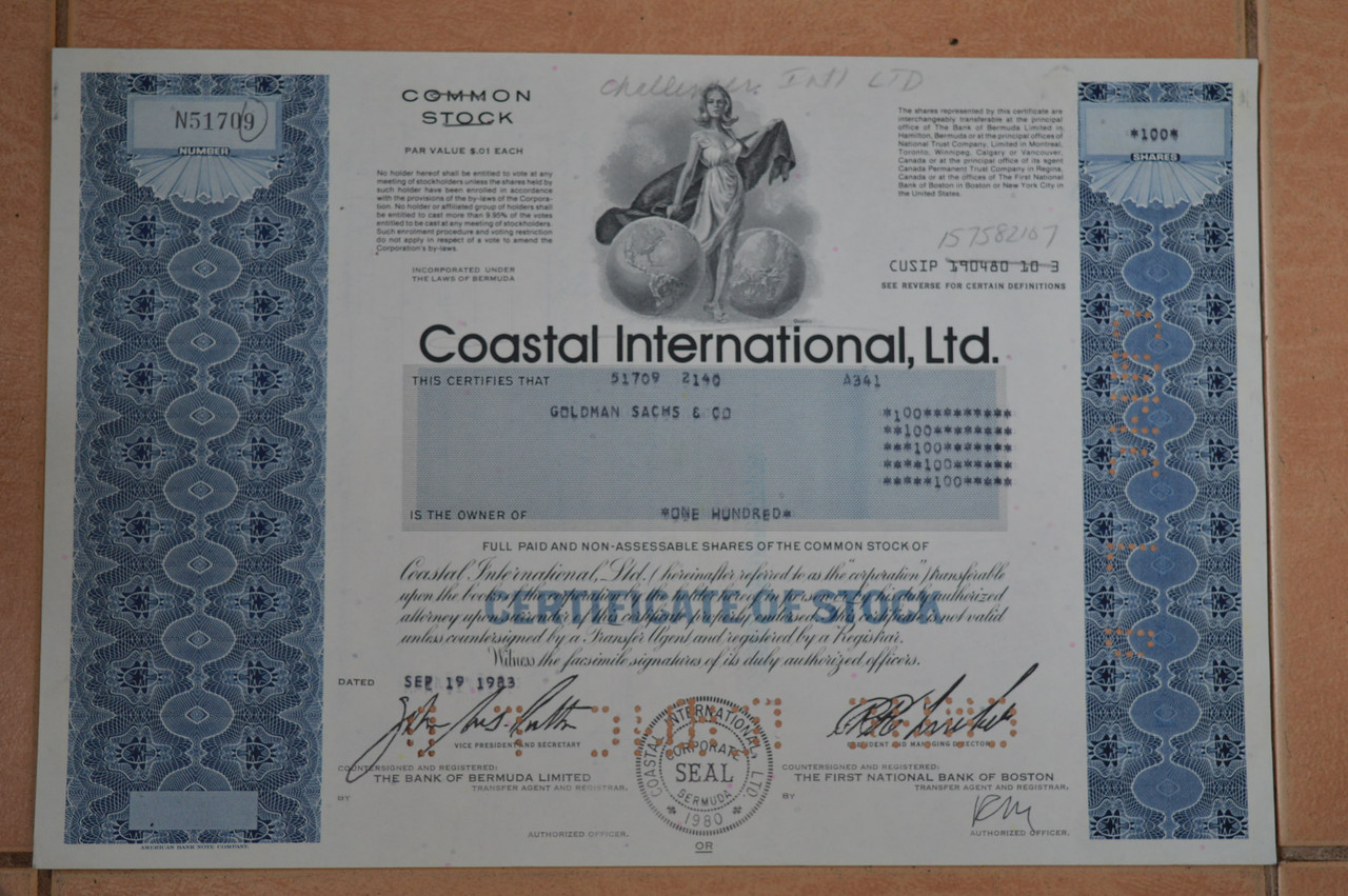 Акція. США. 1983 рік №51709 (Р-1.45)