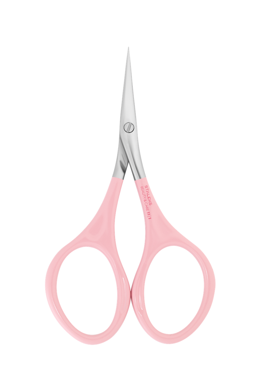 Ножиці для кутикули рожеві BEAUTY & CARE 11 TYPE 1, фото 1