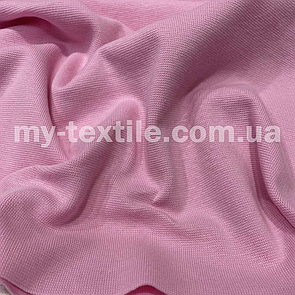 Рібана гладка трикотажна гумка ширина 180 см Рожевий
