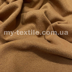 Рібана гладка трикотажна гумка ширина 180 см Гірчичний