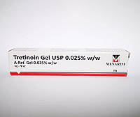 Tretinoin Gel USP 0.025% Menarini Третиноин гель 0,025% от прышей 20г Индия