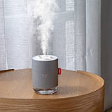Ультразвуковий зволожувач повітря H2O Humidifier 500мл, сірий, фото 3