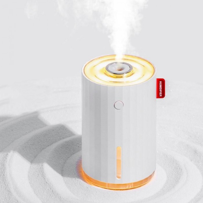 Ультразвуковий зволожувач повітря міні Humidifier Ripple 280мл, білий