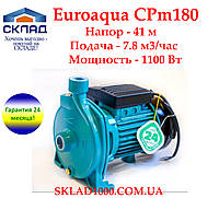 Насос для поливання, дощовіння, туману Euroaqua CPm180. 7,8 м3/год, 4.1 Атм. 1100 Вт