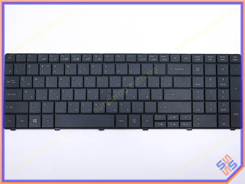 Клавіатура для ACER eMachines E440, E442, E530, E640, E640G, E644, E644G (RU Black матова). - фото 3 - id-p1376637158