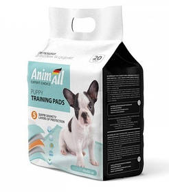 Пелюшки AnimAll Puppy Training Pads для собак і цуценят, 60 х 60 см, 20 шт.