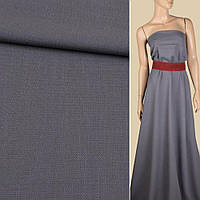 Креп льон стрейч сірий, ш.150