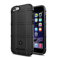 Протиударний чохол бампер Shield для iPhone 6 6s Plus чорний гумовий
