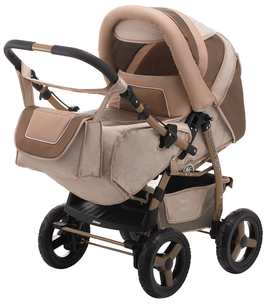 Коляска-трансформер Adamex Young карамель / капучино