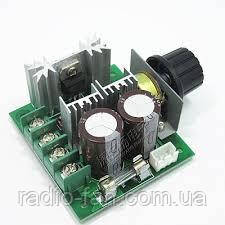 Регулятор швидкості двигуна постійного струму з ручкою 12V-40 V 10 A PWM