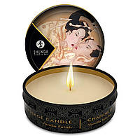Масажна свічка Shunga Mini Massage Candle – Vanilla Fetish (30 мл) з афродизіаками SO2517
