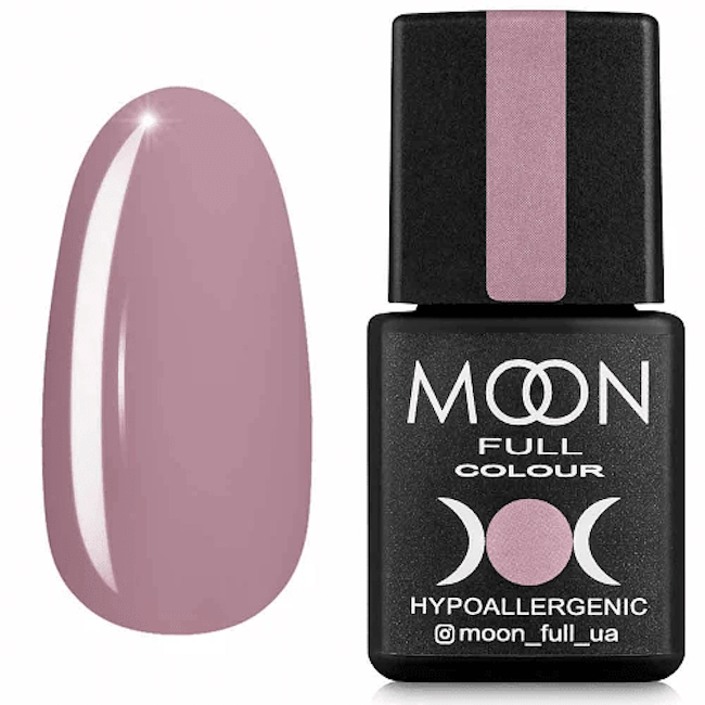 Гель-лак Moon Full Air Nude No 009 (бежево-бузковий, бежево-бузковий, емаль), 8 мл