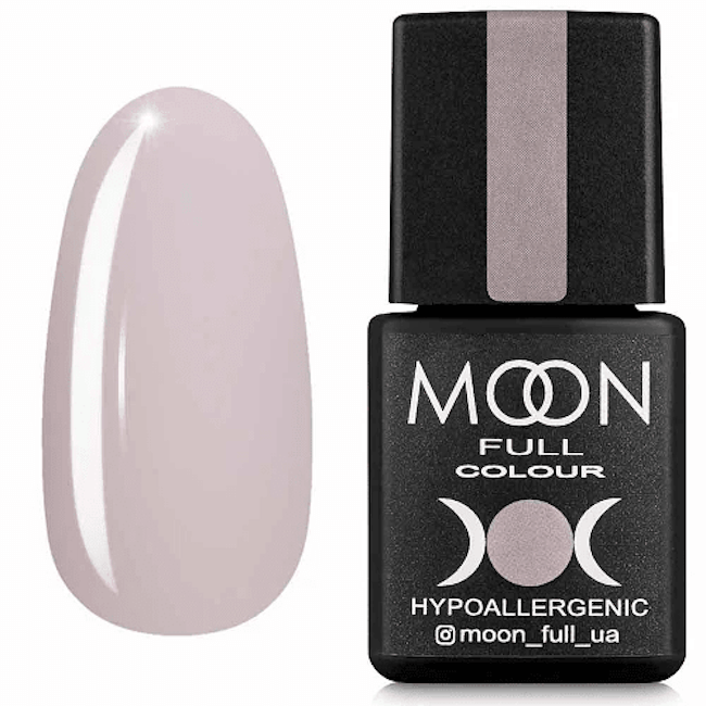 Гель-лак Moon Full Air Nude No 012 (бежево-сірій, бежево-сірий, емаль), 8 мл