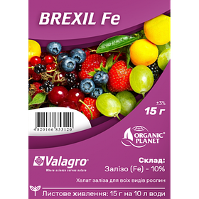 Brexil Fe (Брексил Залізо), мікроелементи в хелатній формі, 15 г, Valagro