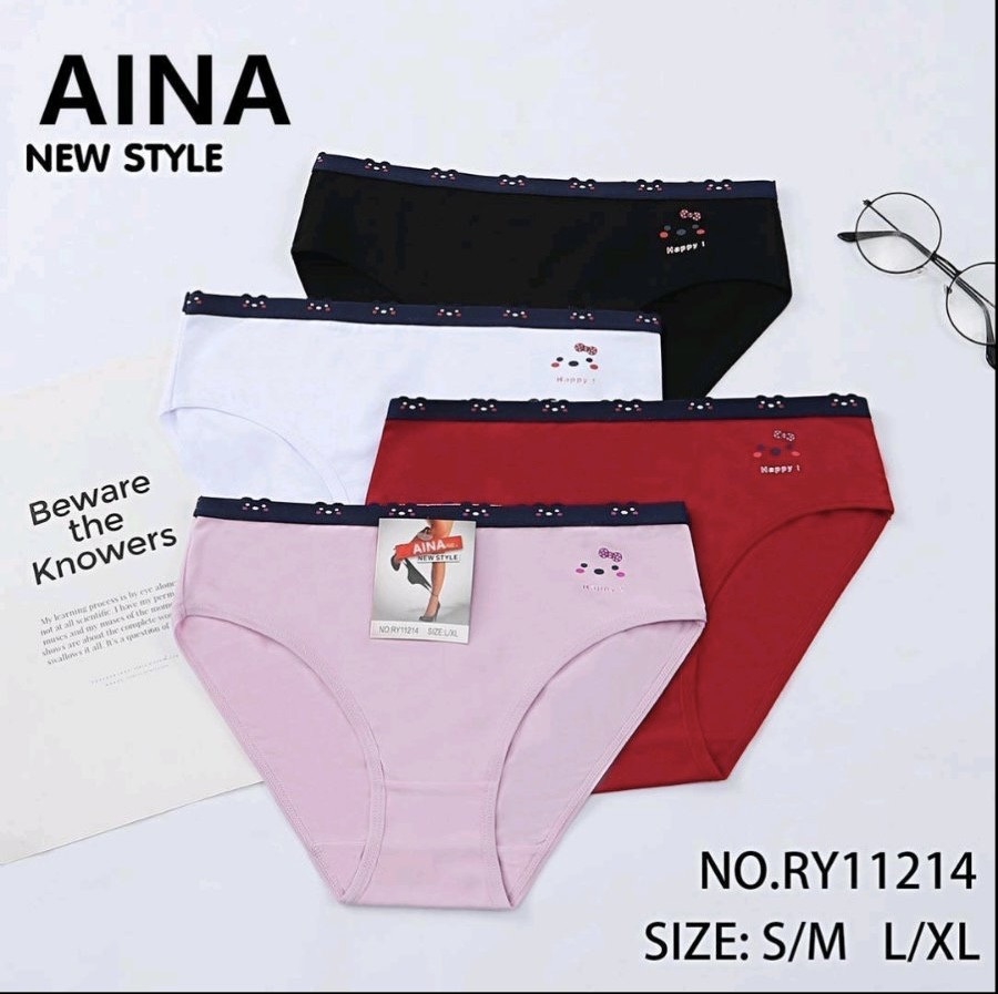 Труси бавовна однотонна з бантиками на гумці