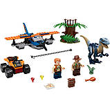 LEGO Jurassic World 75942 Велоцираптор: спасіння на біплані, фото 3