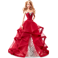 Кукла Барби Коллекционная Праздничная 2015 блондинка Barbie Collector Holiday CHR76