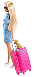 Barbie Travel FWV25 Лялька Барбі Мандрівниця, фото 3