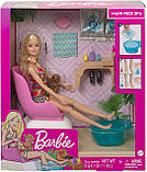 Barbie Mani-Pedi Spa GHN07 Лялька Барбі Салон манікюр і педикюр, фото 10