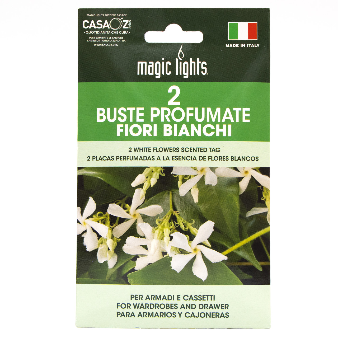 Набір ароматичних Саше Magic Lights, 2 шт, Білі квіти (20422)