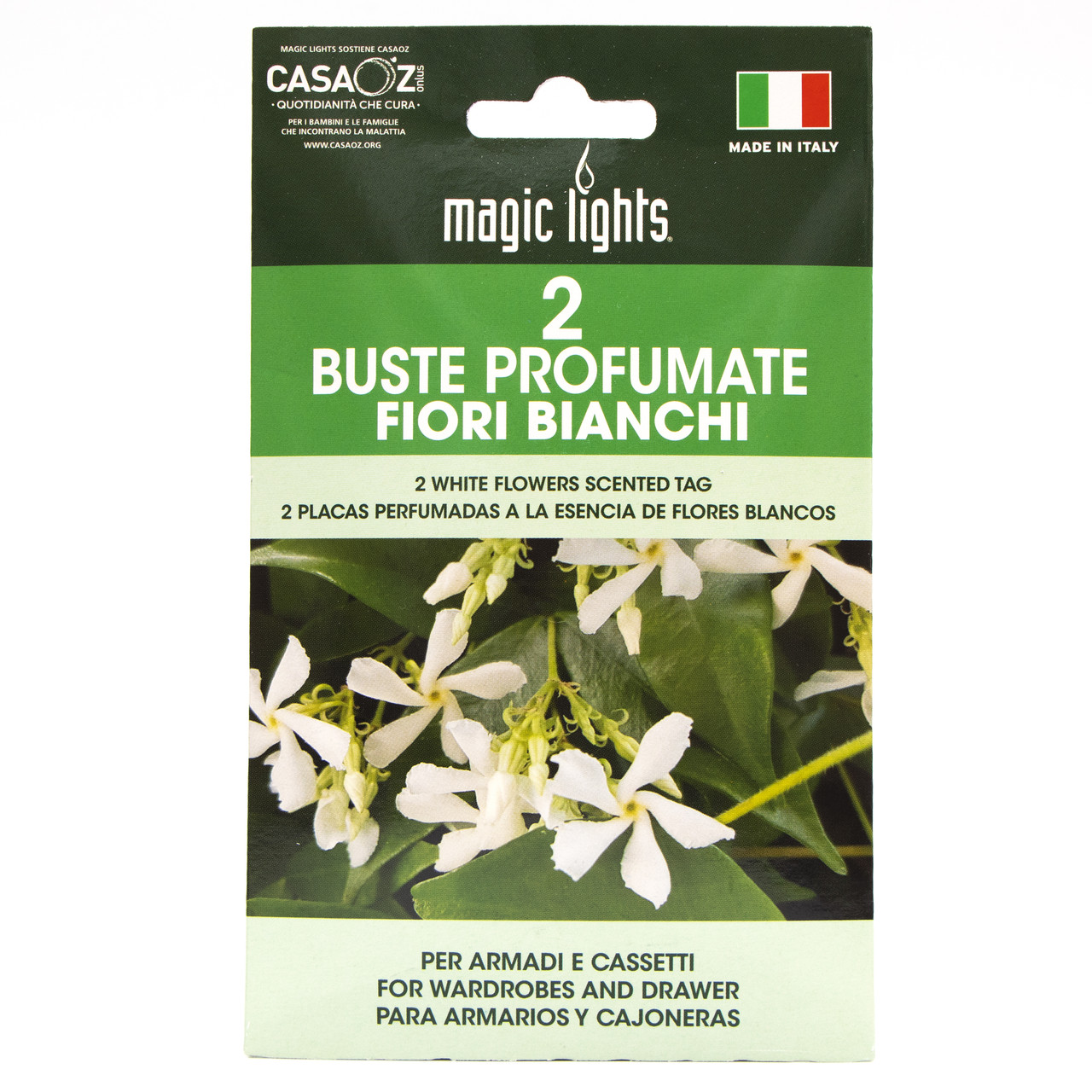 Набір ароматичних Саше Magic Lights, 2 шт, Білі квіти (20422), фото 1