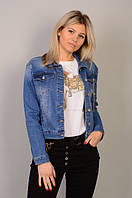 Женские джинсовые куртки оптом Premium (4473) 20Є, лот 12шт 1