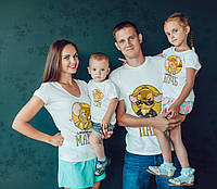 Футболки Фэмили Лук Family Look для всей семьи "Семья мышек: папа, мама, дочь, сын" Push IT