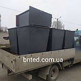 Контейнер для сміття 0.75 м. куб (з кришкою та колесами), фото 3