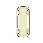 Чохол Soft Case для Samsung Galaxy Fit E (R375) Yellow, фото 6