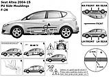 Молдинги на двері для Seat Altea 2004-2015, фото 5