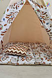 Вігвам з Ловцями снів, індивідуальний набір, дитячий намет, повний комплект, фото 5