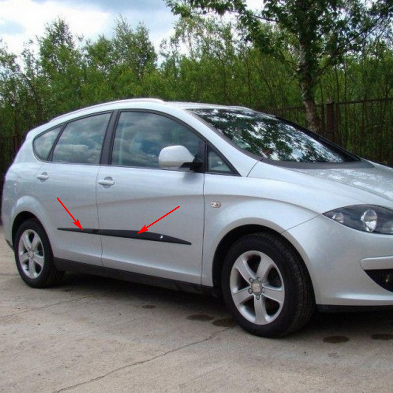 Молдинги на двері для Seat Altea XL 2006-2015