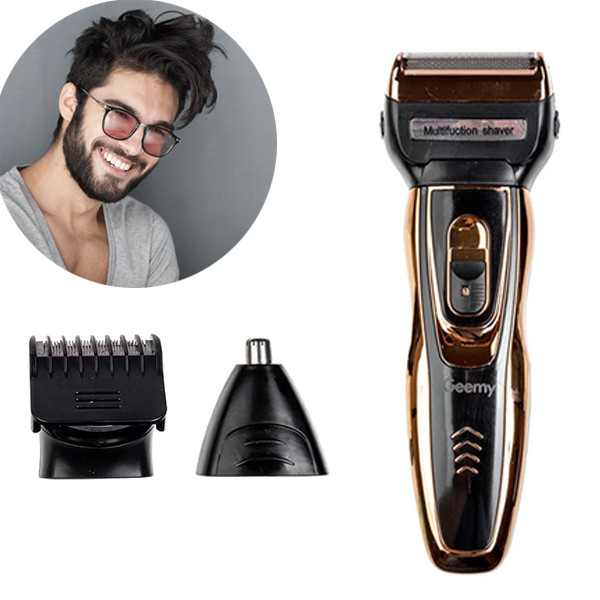 Набір для стрижки 3в1 Gemei GM 595 Hair Trimmer Золото, фото 1