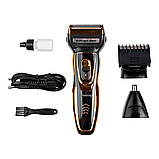 Набір для стрижки 3в1 Gemei GM 595 Hair Trimmer Золото, фото 6