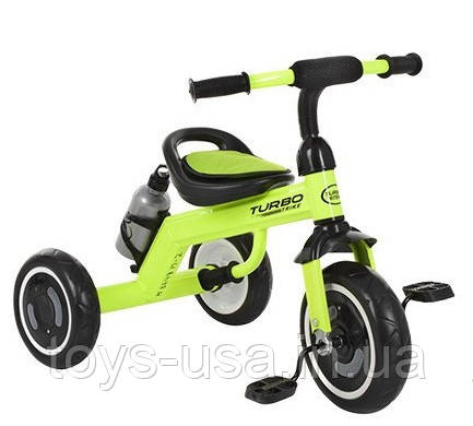 Дитячий велосипед "Гномік" триколісний Turbotrike ЗЕЛЕНИЙ арт. 3648M2
