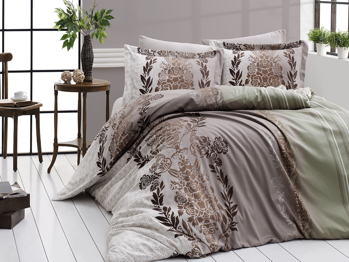 Білизна постільна білизна First Choice SATIN "Farah Yesil" S 276