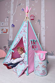 Кошик для іграшок із єдиноріжками