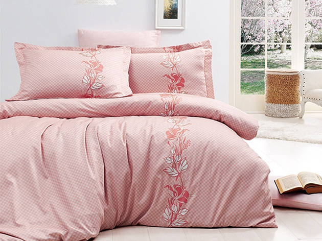 Білизна постільна білизна First Choice SATIN "Artemis Pudra" S 316, фото 1