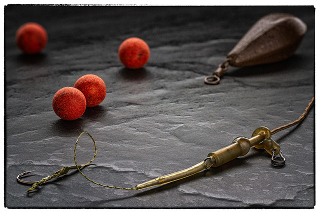 Оснастка для ловли карпа “Скользящая, без груза” под бойл ORANGE