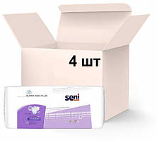 Упаковка підгузників для дорослих Seni Super Plus Extra Large 4 пачки х 30 шт