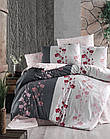 Комплект постільної білизни євро розмір First Сhoice ранфорс Carmelia anthracite