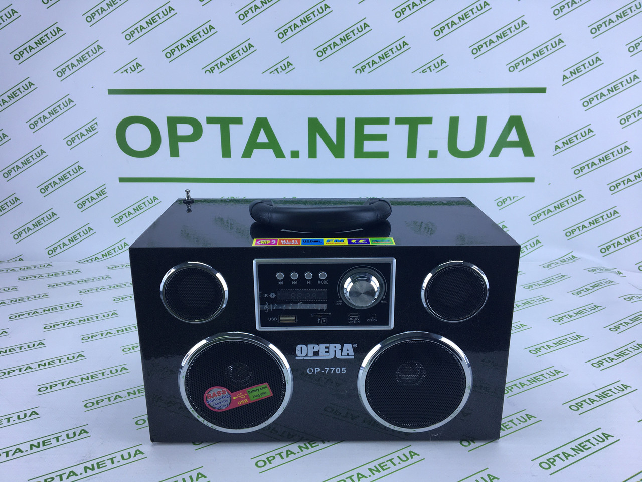 Портативна колонка з радіо Opera OP-7705