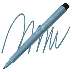Ручка капілярна Faber-Castell Pitt Artist Pen Metallic M (1,5 мм), колір синій металік №292, 167392