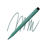 Ручка капиллярная Faber-Castell Pitt Artist Pen Metallic M (1,5 мм), цвет зеленый металлик №294, 167394