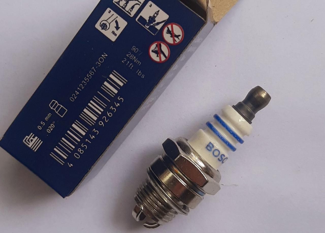 Свічка Bosch 3-х контактна для бензоінструментів.